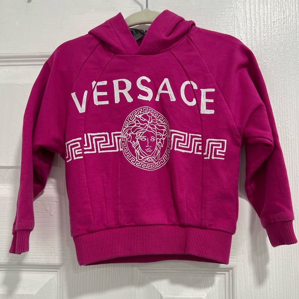 Versace Kids Pink Hoodie